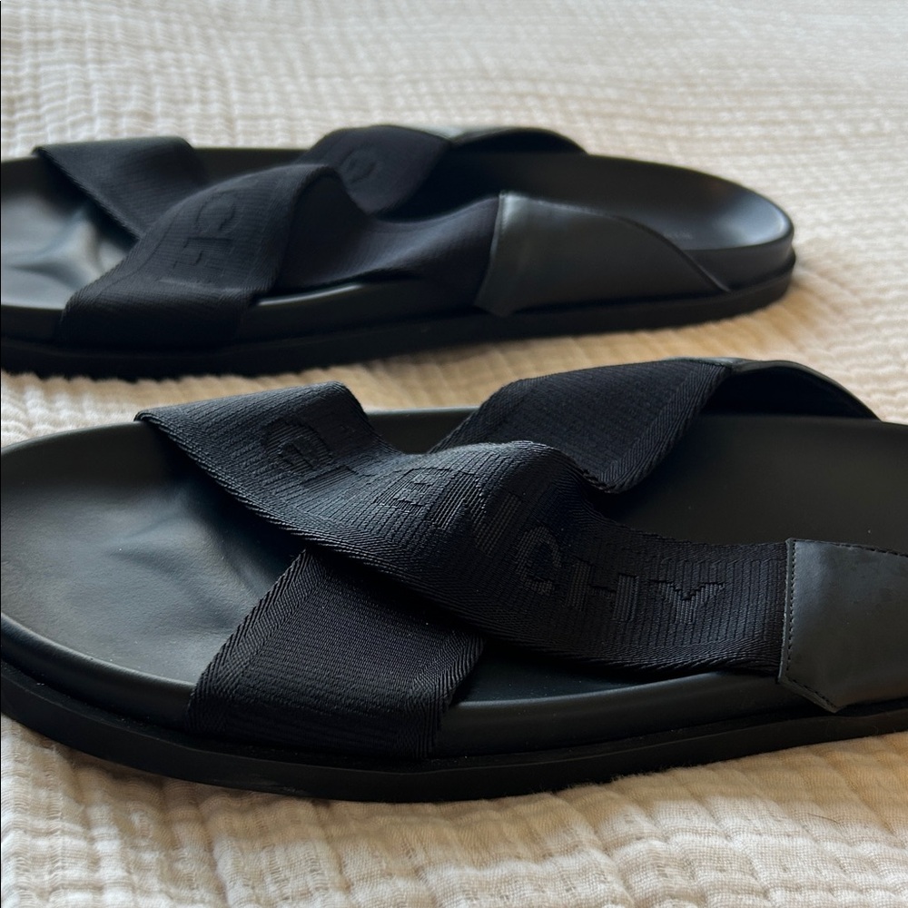 Givenchy Black Criss-Cross Slides - Picture 4 of 4